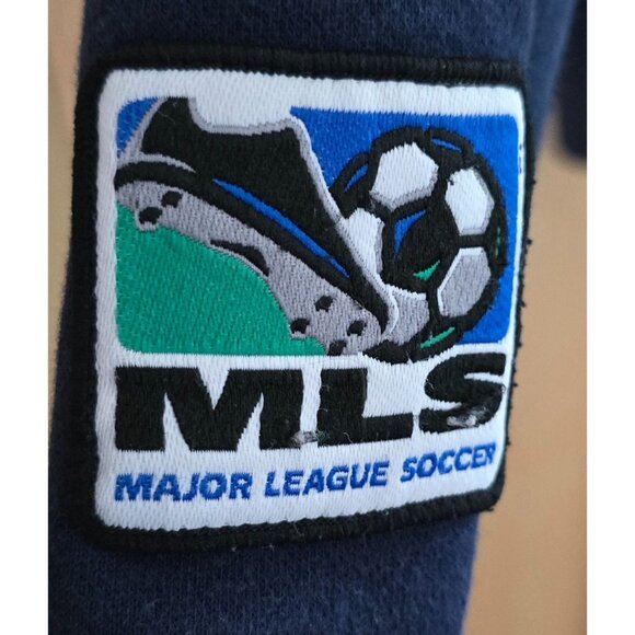 Adidas LA Galaxy Navy & Gold Hoodie Sweatshirt M MLS soccer football - Picture 6 of 8